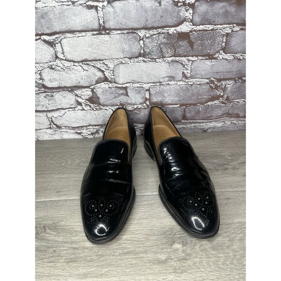 3DM Lifestyle Black Patent Loafers Dress Tuxedo Shoes Men’s Sz 8UK/8.5M US/42EU main image 13